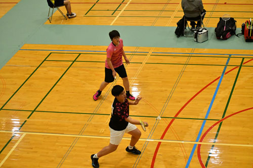 渡部・田中組(白糠)が優勝 中学バドミントン、女子は菊田・武藤組(根室光洋)(2022-11-13)