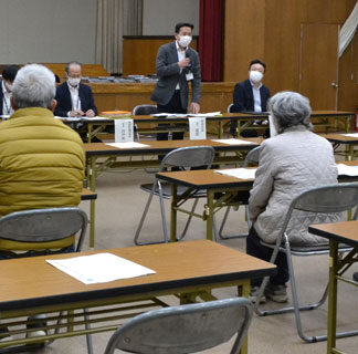 避難施設併設、２５年度完成　町生活改善センター改築で住民説明会(2022-11-27)