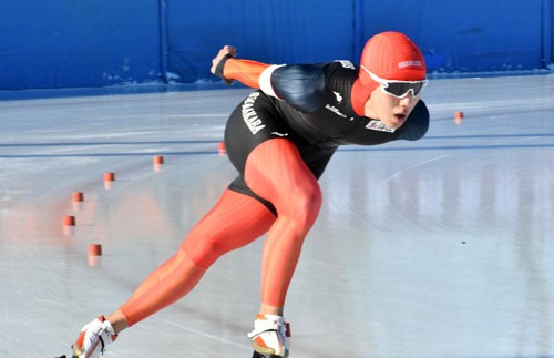 前田（白樺学園３年―中標津広陵）１５００で２位　スピード全道高校_2(2022-12-19)