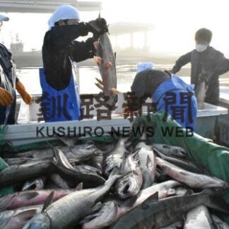 根室海区秋サケ３４１万６５２０匹　前年２倍、来遊予測上回る(2022-12-08)