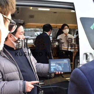 遠隔医療実地でローカル５Ｇ体験会(2022-12-22)