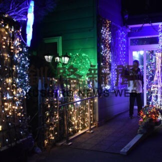 冬を飾って今年で１０年　古田さん宅イルミネーション(2022-12-17)