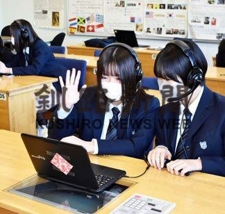 明輝高生とニュージーランドの高校生交流(2022-12-07)