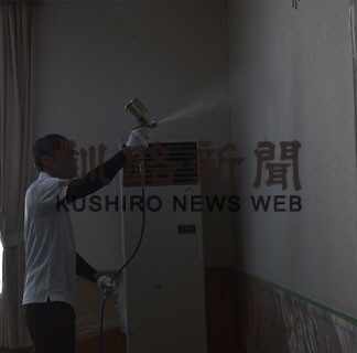 保育園で無償抗菌加工　上田組が地域貢献(2022-12-21)