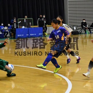 釧路リベラルティ４強　準決勝敗退も意地　フットサル全道Ｕ―１５女子選手権(2022-12-18)