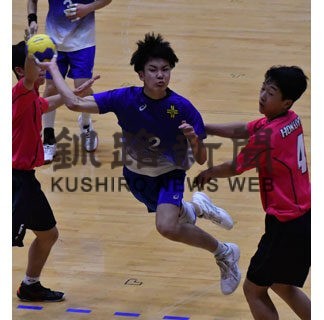 釧江南アベック優勝　ハンドボール高校新人戦釧根支部予選会(2022-12-11)