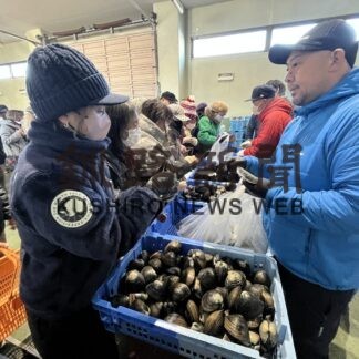 釧路東部漁協土曜市、７年ぶり復活(2023-01-29)