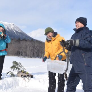 ヒョウタン沼スノーシューハイキング　阿寒の自然満喫(2023-01-23)