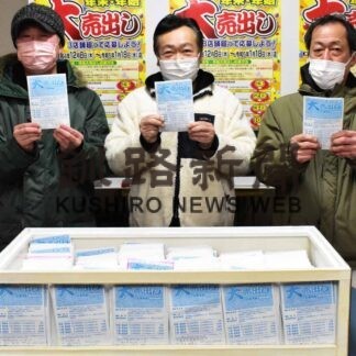 特賞、商品券１５３人決まる　根市商連が大売出し抽選(2023-01-29)