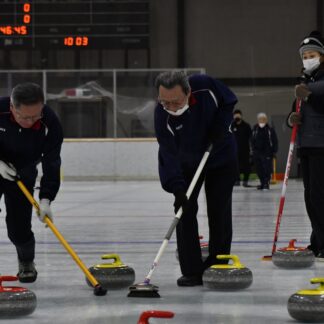 釧路市役所ＣＣ３連覇　カーリング冬季体育祭(2023-02-05)