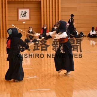 樋口（中学男子の部）Ｖ　剣道釧路市少年大会(2023-02-19)