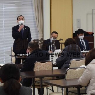 現職１９、新人１１陣営出席　釧路市議選立候補者説明会(2023-02-15)