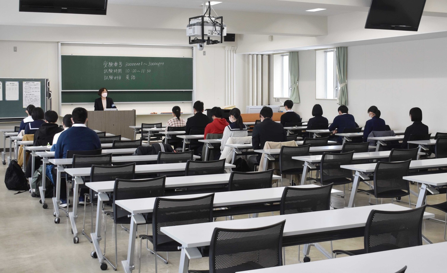 道教大釧路校でも国公立大2次試験(2023-02-26)