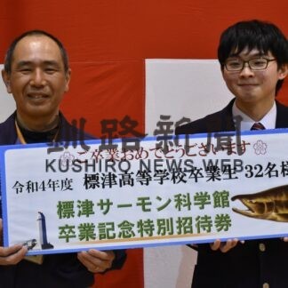 サケにかけ旅立つ高３に無料招待券　サーモン科学館が贈る(2023-03-02)