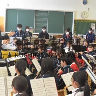 吹奏楽釧路選抜 ２６日札幌で演奏会　中高１０１人全道へ猛練習(2023-03-20)