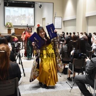 看護師の道へ第一歩　釧路労災専門学校で卒業式(2023-03-05)