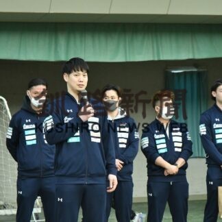 松野「家族、チームに感謝」、中島「皆の応援力になった」　クレインズ２選手引退セレモニー(2023-03-26)