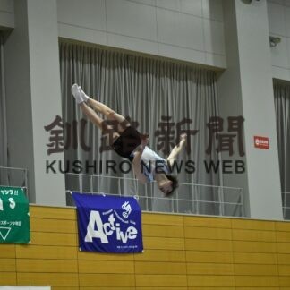 楳田（釧路ＴＣアクティブ）優勝　トランポリンジュニア選手権_1(2023-03-21)