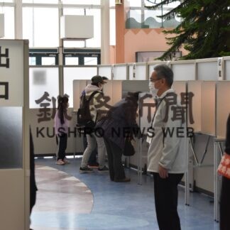 期日前投票所を開設　イオンモール釧路昭和(2023-04-21)