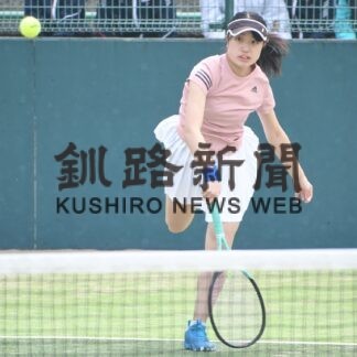小野（釧江南男子）、小嶋（釧江南女子）３冠　高体連釧根支部テニス(2023-05-23)