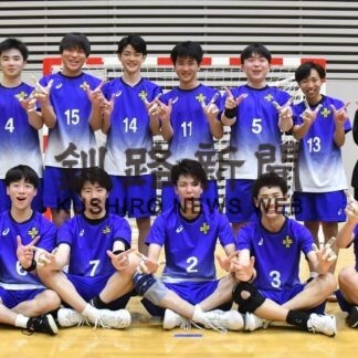 釧江南、釧北陽Ｖ　ハンドボール高体連(2023-05-30)