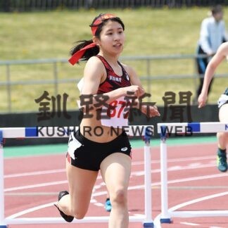 釧湖陵の鈴木と木村２冠　高体連陸上釧根支部予選(2023-05-22)