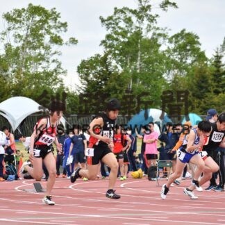 晴天の中 543人快走　釧新杯陸上(2023-05-28)