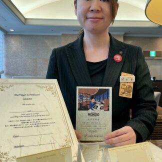 富貴紙で来店・結婚証明書　センチュリーロイヤルホテル(2023-05-12)