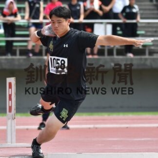 平澤（釧明輝）男子5000競歩３位　工藤（武修館）砲丸投げ４位　全道高体連陸上【札幌】_1(2023-06-17)