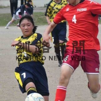 釧新旗中学サッカーＫ１リーグ　釧鳥取１１得点快勝【釧路市】(2023-06-27)