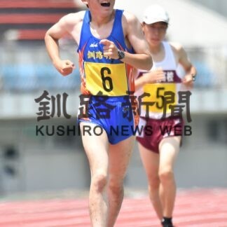 平澤（釧明輝）男子5000競歩３位　工藤（武修館）砲丸投げ４位　全道高体連陸上【札幌】(2023-06-17)