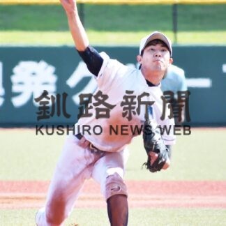 弟子屈完封勝ち　高校野球北大会釧根支部予選【釧路市】(2023-06-26)