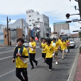平和の火掲げ 釧路疾走　反核平和の火リレー【釧路市】(2023-07-30)