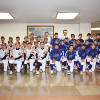 全国、全道での健闘誓う　少年野球、釧路ＧＭと清明【釧路市】(2023-07-27)