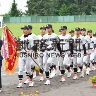 高校野球北大会開幕　降雨で試合順延、１４日武修館─滝川激突【旭川】(2023-07-14)