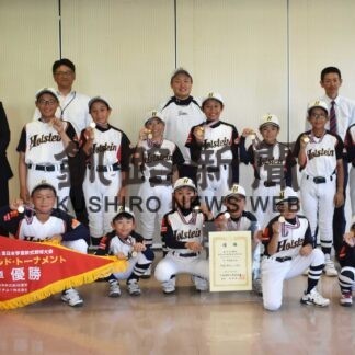 中標津ホルスタイン少年団、初出場で全国制覇へ　学童軟式野球に意気込む【中標津】(2023-07-16)