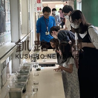 入学へイメージ膨らませ　附属前期見学会【釧路市】(2023-07-13)