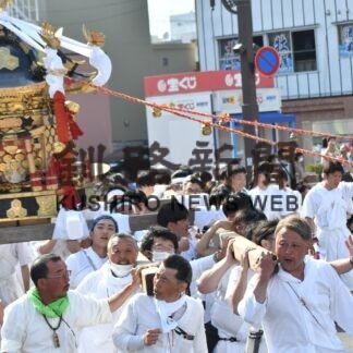 本みこし渡御勇壮　厳島神社例大祭【釧路市】(2023-07-09)