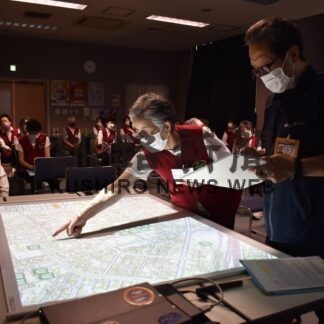 防災マイ・まっプランナー目指す　釧路市家庭防災推進員連絡協の研修で会員図上演習【釧路市】(2023-07-24)