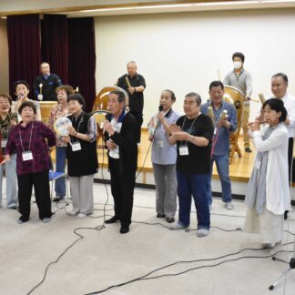 釧路の保存会、北海盆歌の練習に熱　１９日市民北海盆踊り【釧路市】(2023-07-29)