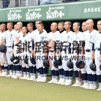 釧工業 打撃戦制し代表に　高校野球北大会釧根支部予選【釧路市】_1(2023-07-02)