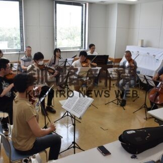 ２２日に演奏会 本番前に練習　釧路カンマーアンサンブル【釧路市】(2023-07-13)