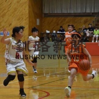 ミニバス１３チーム交流　「サマーリーグ」帯広、北見も参戦【釧路町】(2023-08-15)