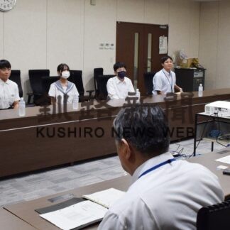 鹿児島県出水市の中学生が来釧、ツル通じ交流【釧路市】(2023-08-25)