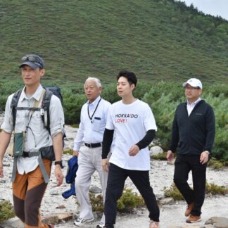 鈴木知事が釧路管内視察、ＰＳＡのツアーコース体験(2023-08-10)