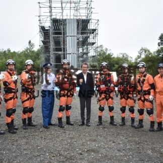 鍛錬の救助技術披露　消防本部、市長査閲【釧路市】(2023-08-19)