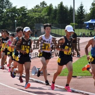 全道での出走目指し力走　中学駅伝釧路根室選考会【釧路市】(2023-08-21)