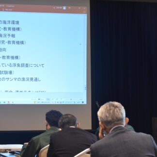 サンマ昨年並み低水準　漁業情報サービスセンター研究者ら説明【根室】(2023-08-08)