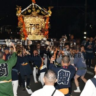 鳥取神社例大祭最終日、幻の大神輿渡御【釧路市】(2023-09-16)