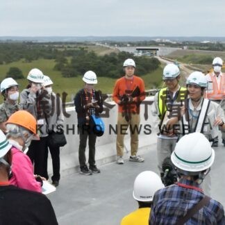 道東道の工事現場見学　市内外から46人参加【釧路市】(2023-09-16)